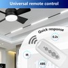 HODSEUKIN Replacement Remote Control for Socket Fan Light – Compatible