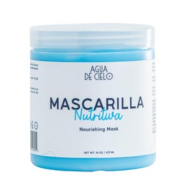 Agua de Cielo Nourishing Mask - Deep Conditioning Hair Mask for Dry Hair, Nourishes Hair with Key Nutrients for Optimized Hair Care, With Ginger, Collagen, Shea Butter & Rosemary - 16 Oz