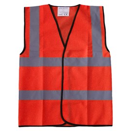 Red Hi Vis Hi Viz Safety Vests Waistcoats, Work Wear & Events, Bulk Discounts, Brook Hi Vis.