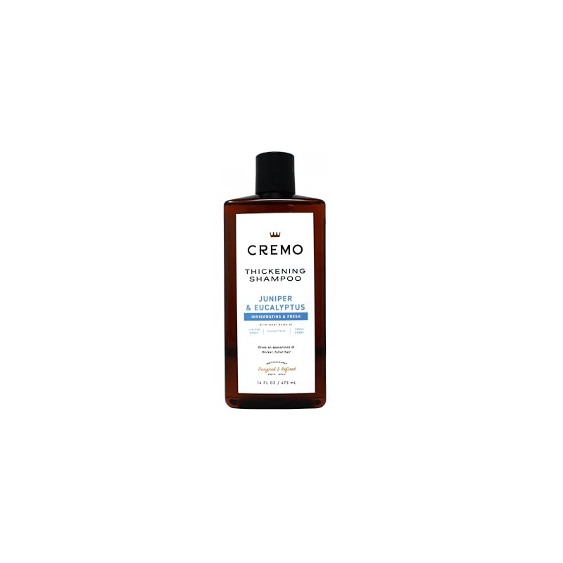 Cremo Juniper & Eucalyptus Thickening Shampoo for Fine or Thinning