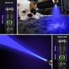 DARKDAWN UV Flashlight 365nm, LED Blacklight Flashlight, USB Rechargeable flashlights,