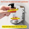 BiJun Soap Bottle Dispenser Holder Wall Mounted, Hand Pump Bottles