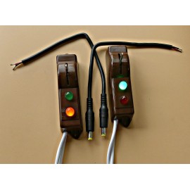 Lionel, Kline, atlas fastrack mts etc Switch controllers with advanced wiring - with plugs