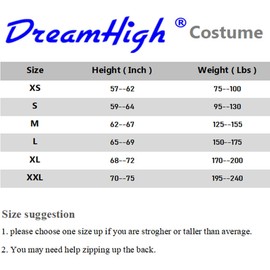 DH Men's and Women's Stretchy Full Body Alien Costumes Bodysuits (Fluorescent Green Alien, Small)