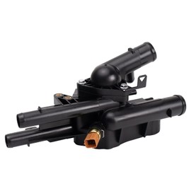 TRQ Thermostat Housing Compatible with Hyundai Santa Fe Sonata Tucson Optima Sorento Sportage