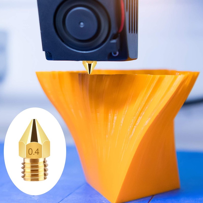 TUPARKA 40Pcs 0.4mm Ender 3 Nozzle Kit 3D Printer Nozzles