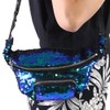 VGEBY1 Waist Bag, Women Fashionable Sequins Shining Waist Pouch Single