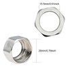 RecDec 2 Set Shower Hose Nut and Screw Replacement Universal