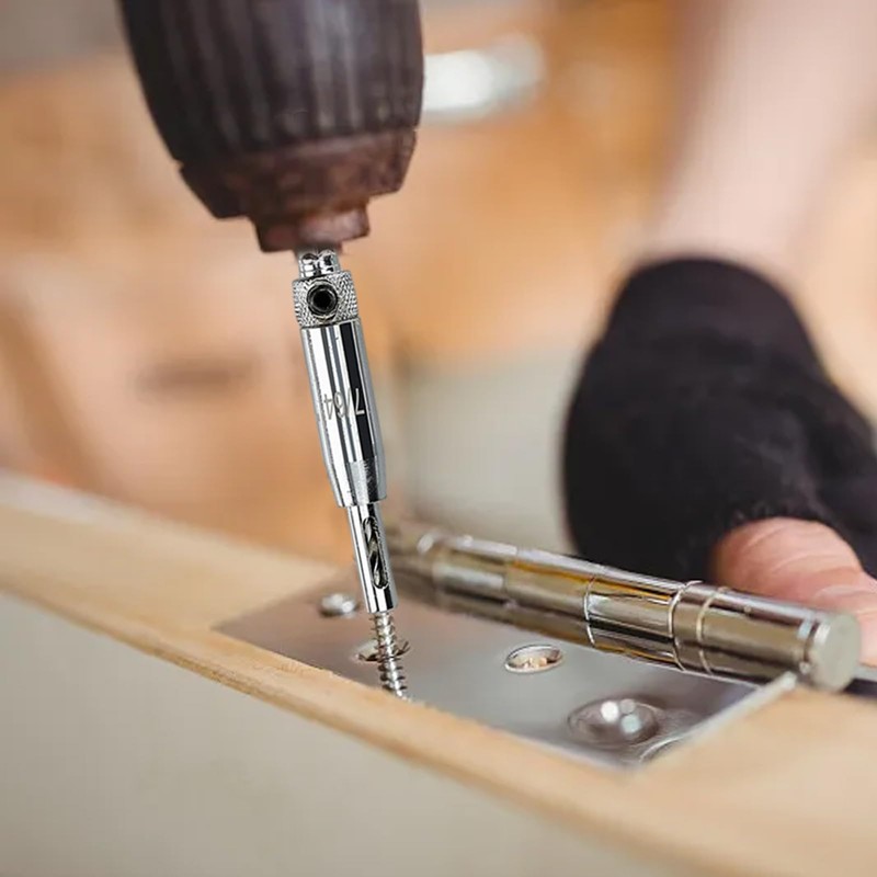 3 Pieces of Self Centering Hinge Drill Bit Kit, Quick