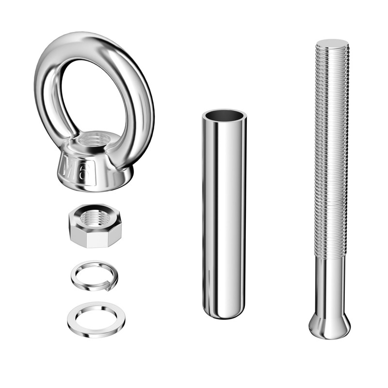 4 PCS M6*60 Stainless Steel Wall Eye Expansion Anchor Bolts