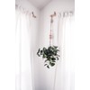 KEYAIIRA - Curtain rod holder leather curtain rod bracket holders