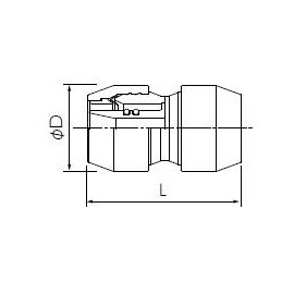 Bridgestone Push Master [NCS13J] Connector Straight