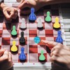 28pcs Multicolor Board Game Pieces, Game Pawns Include 24 Chess