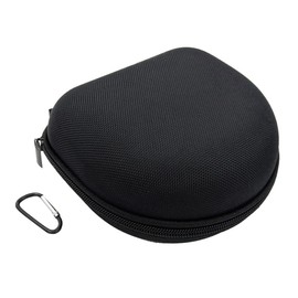 SM SunniMix EVA Funda Almacenamiento para Auriculares, Estuche para Audifonos Diadema Duradero, Funda para Audifonos Transporte, Negro(160 x 150 x 80 mm)