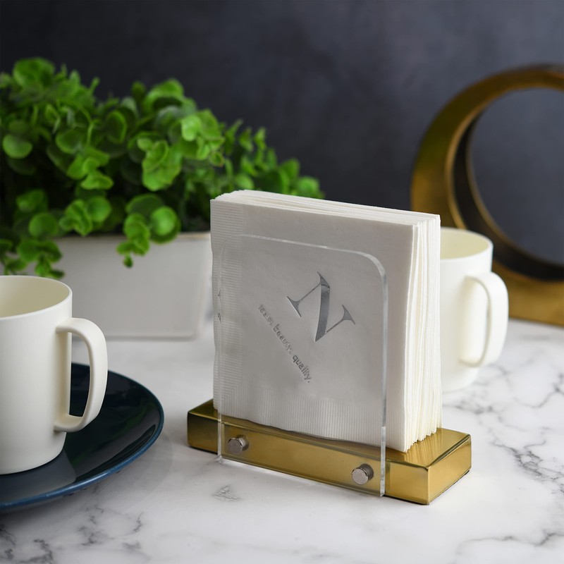 Modern Napkin Holder for Kitchen, Standing Napkin Holder for Tables,