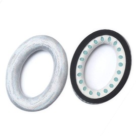 Professional Ear Pads for Bose QC35 ii QC25 QC2 QC15 Ae2 Ae2i Ae2w SoundTrue & SoundLink(Over-Ear), Memory Foam & Stylish Fabric, Durable Ear Cushions for Extra Soft, by Krone Kalpasmos-Shining White