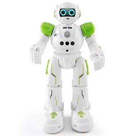 Samdron Smart RC Robot with LED Light Sliding Mode Touch Response Gesture Sensing RC Robot for Best Gift Green