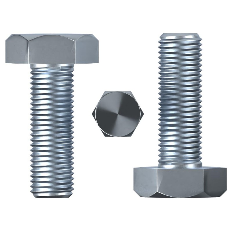 M10 (10mm x 25mm) Hexagon Head Screws Fully Threaded Hex