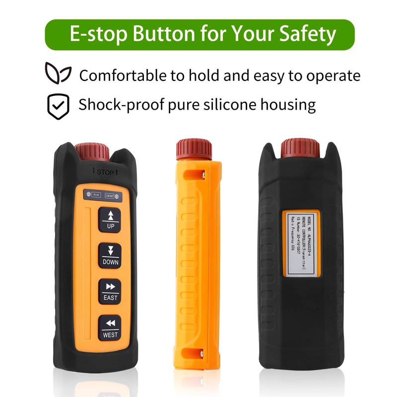 Mini Wireless Electric Chain Hoist Crane 4-Button Transmitter
