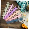 Operitacx Plastic Floss Organizer Multi-Hole Reusable Embroidery Thread Organiser for