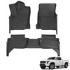 PARTZER Floor Mats Fit 2024 2025 Toyota Tacoma Double Cab