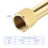 M METERXITY 2PCS Extension Connector Pipe Fitting Brass Hex Coupling