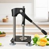 Dsyisvia Black Heavy Duty Hand Juicer Press,Metal Lemon Squeezer with
