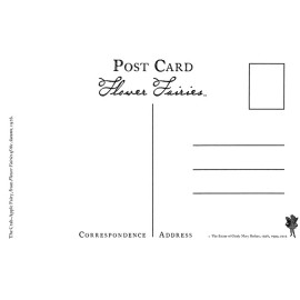 Flower Fairy Postcard: Bird's Foot Trefoil Fairy, Skipping Happily, Lotus family