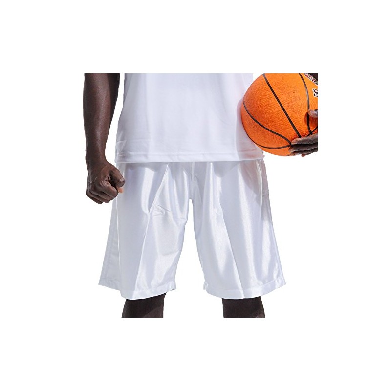 wundou P8500-00 Basic Wear Basket Pants, White, White