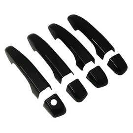 AOKIO Glossy Black Exterior Door Handle Cover Trim for Honda Accord 10th Gen Accessories 2018 2019 2020 2021 2022 (Without Smart Keyhole)