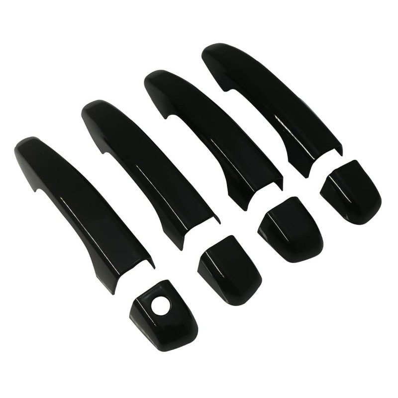 AOKIO Glossy Black Exterior Door Handle Cover Trim for Honda