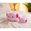 Gudisi 5 Pounds Weighted Axolotl Stuffed Animals 23.6Inch Large Pink