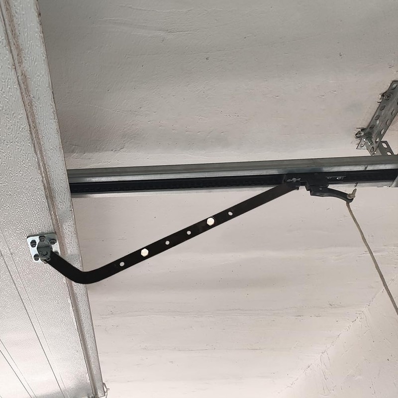 YHDOOR Garage Door Openers Curved Arm, Gray Steel, Powder Coated
