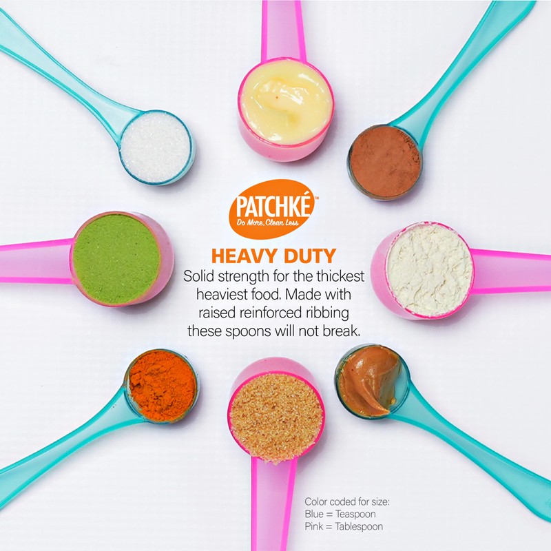 Patchke Disposable Measuring Spoons, Fits in Jar, Good for Formula,
