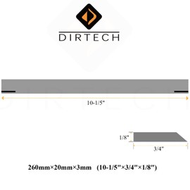 10-1/5-Inch HSS Planer Blades for Elektra HC260, Metabo HC260C HC260M HC260K Electric Planer Power Tool,10-1/5" x 3/4" x 1/8", Single Edge- Set of 4