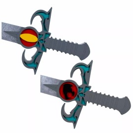 AllTru2U Child Sized ThunderCats Lion-O Sword of Omens | 25" Handmade Wooden Toy Sword