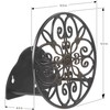 Liberty Garden Products 670 Wall Mounted Decorative Hose Butler, Holds
