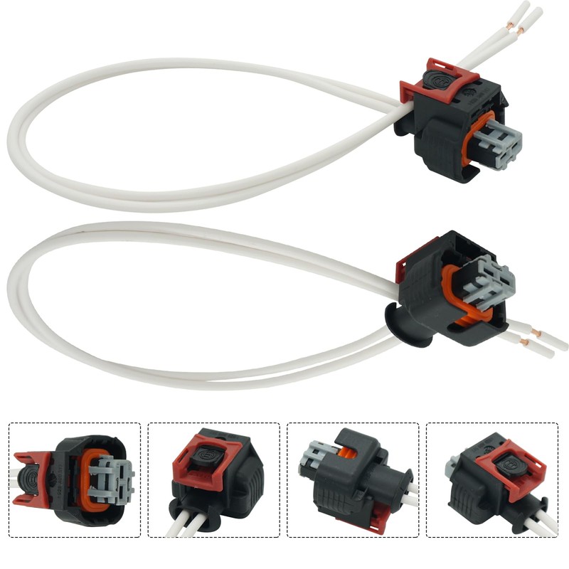 Micarun 4 Pcs 2 Wires Equipment Fuel Injector Repair Wiring