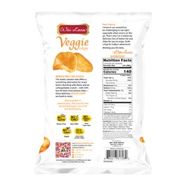 Barbeque Veggie Chips (12 Pack of 3 Ounce Individual Bags) - Gluten Free, Non-GMO, Vegan, Zero Trans Fats – Wai Lana