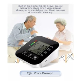 YUEFEI Automatic Digital Arm Blood Pressure Monitor Color Negro