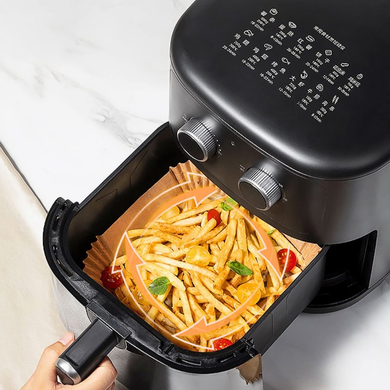 Air Disposable Paper Liners, Square Air Fryer Paper Liner Non-Stick
