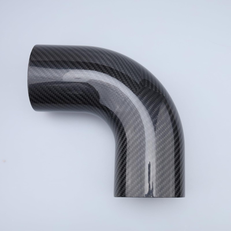 AC PERFORMANCE OD 3 inch (76mm) 90 degree Carbon Fiber