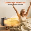 Space Heater for Indoor Use, 1500W Portable Electric Ceramic Heater,