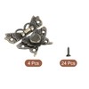 QUARKZMAN Pack of 4 Hasp Latches, 43 x 51 mm