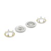 Dritz 16-9 Snap Fasteners, White, Size 16 (7/16-Inch) 7-Count