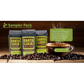 Santa Lucia, Nicaraguan, Specialty Coffee Sampler- Light, Medium Bold, Deep Dark Roasts 3 Pounds, (3-16oz Bags) Whole Bean, Sustainable, Farm Direct, Single Orgin, Aromatic