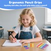 Silicone Textured Pencil Grips, Sensory Fidget Toys for Autism Kids,