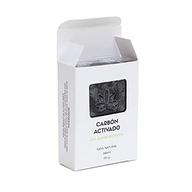 Jabón de carbón activado natural y vegano, 110 gr Beohemp
