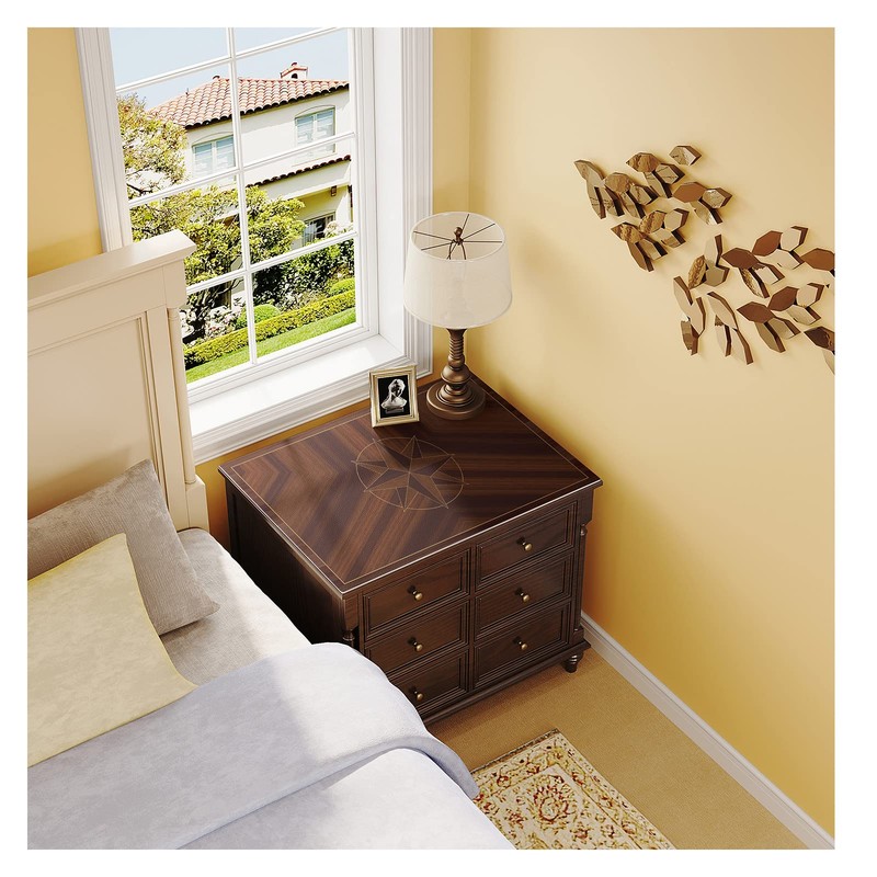 XIXI DECORE Nightstand Cover, Bedside Table Cloth, Side Table Cover