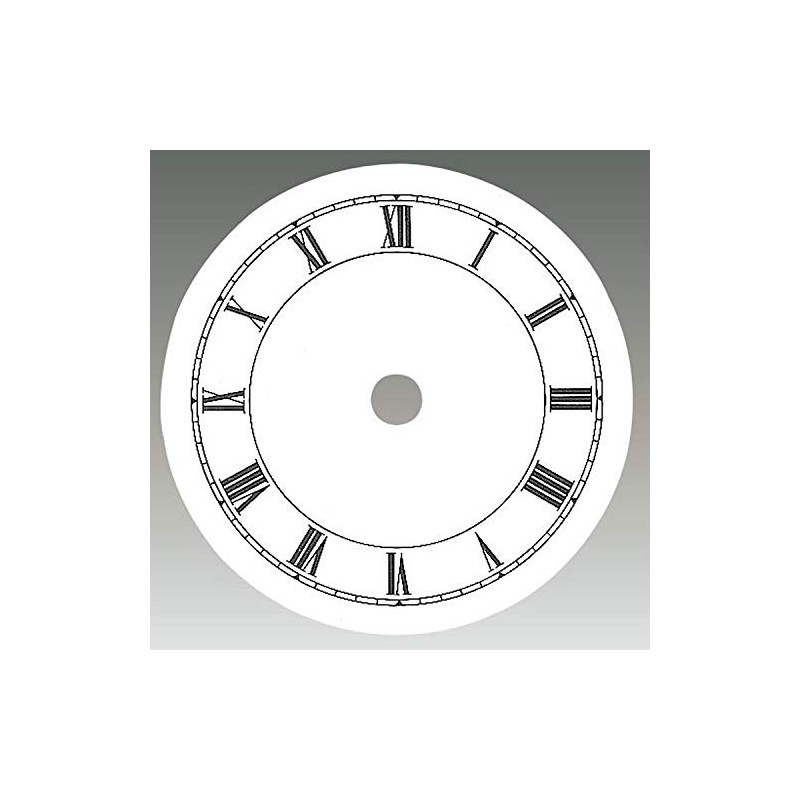 SELVA dial white lacquered - Roman numerals - external diameter